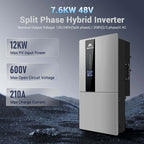 Hybrid Solar Kit 7.6KW 48V Split Phase 15.36KWH/30.72KWH Lithium Battery 415/ 500 Watt Solar Panel (Optional) SGH-7.6N3E/ SGH-7.6DN6E