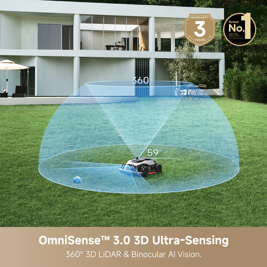 Dreame A3 AWD Pro 3500 - 0.87 Acre Robotic Mower