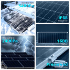 560 Watt Bifacial N-Type Solar Panel