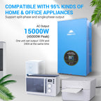 12000W 48V Split Phase Pure Sine Wave Inverter Charger