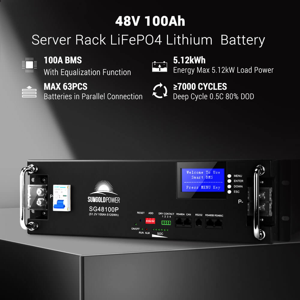 Off-Grid Solar Kits 12kW/15kW/18kW Options 120V/240V with 48v LiFePO4 Lithium Batteries & 415w Solar Panels SGR-18K20E