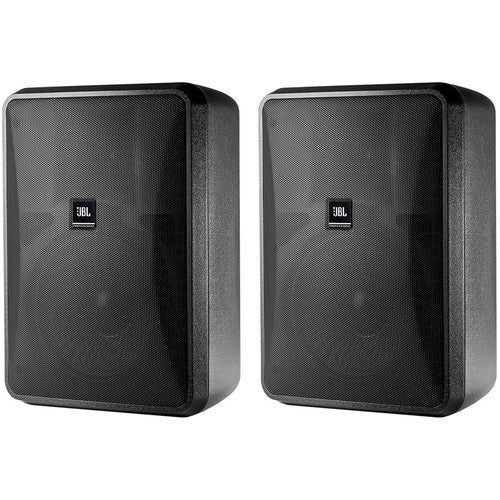JBL Control 28-1 High Output Indoor/Outdoor Background/Foreground Speaker, Pair (Black)
