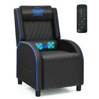 Massage Recliner Chair with Headrest and Adjustable Backrest