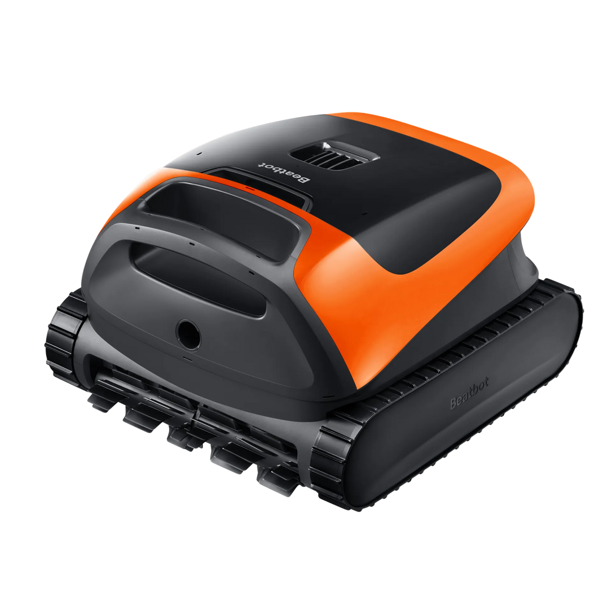 Beatbot Sora 30 pool cleaner in Cosmic Orange, front three-quarter view