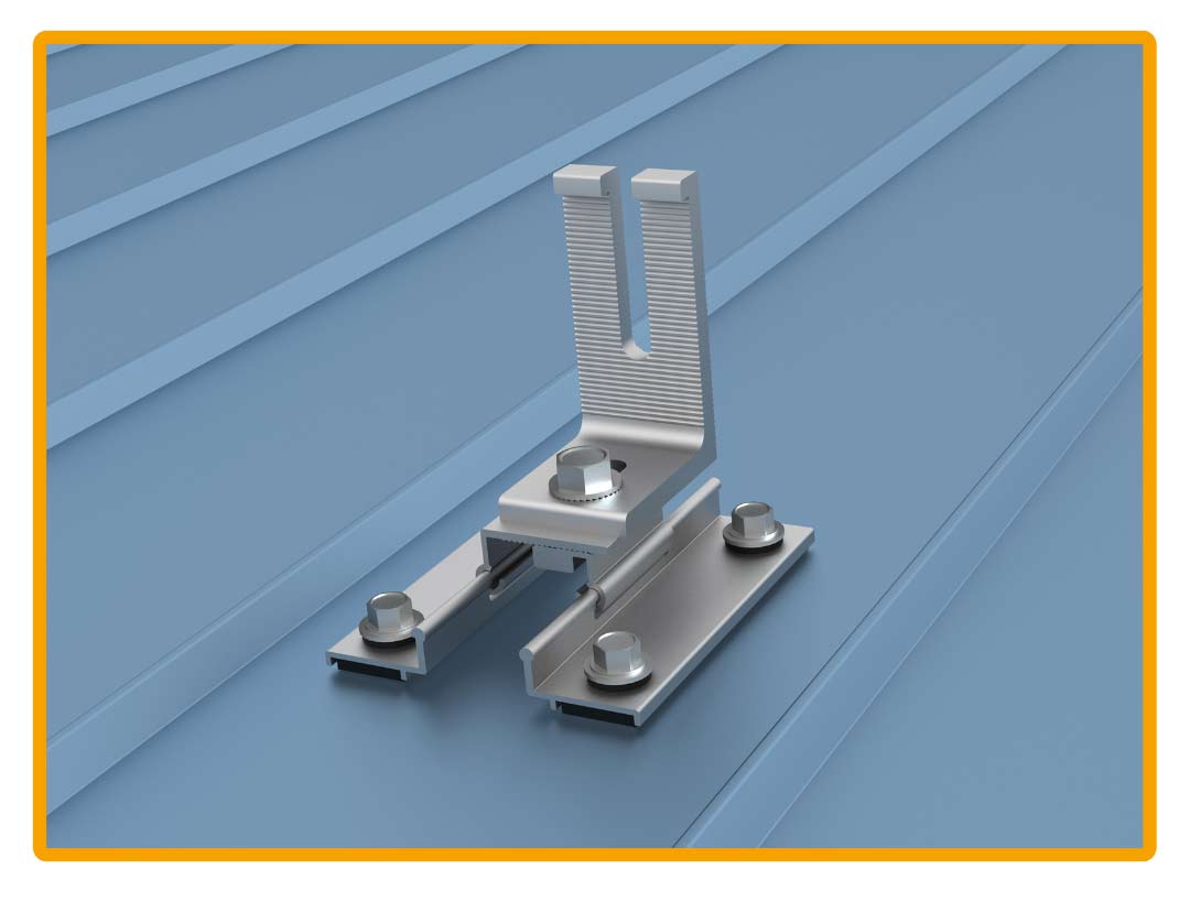 Metal Roof Mounting Attachment (Rail-Less System)