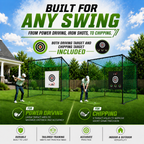 Golf Driving Practice Cage (Green)
