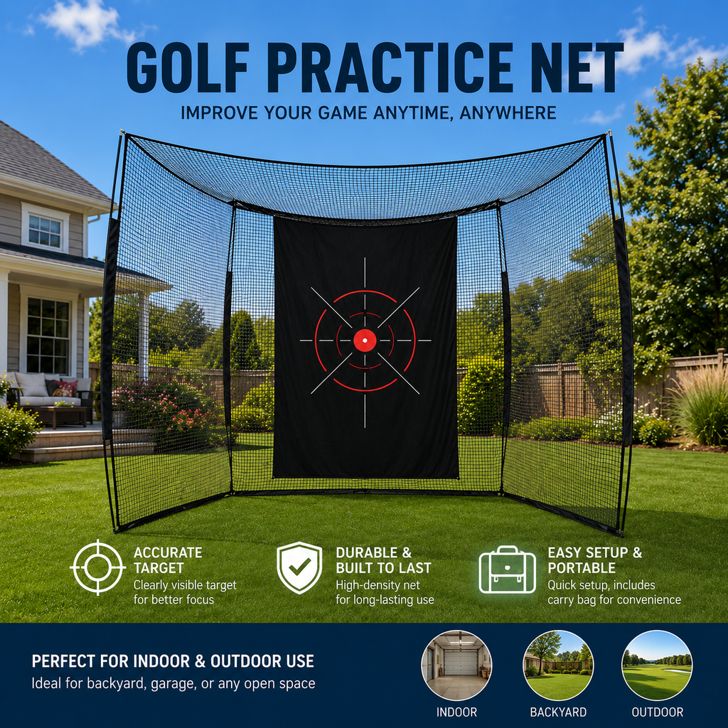 Yunic Golf Range Cage 10 × 8 × 5 ft, image 3