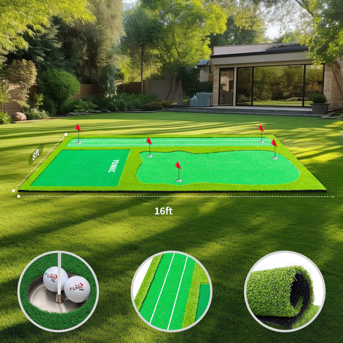 Golf Putting Green (16ft, Style A), image 2