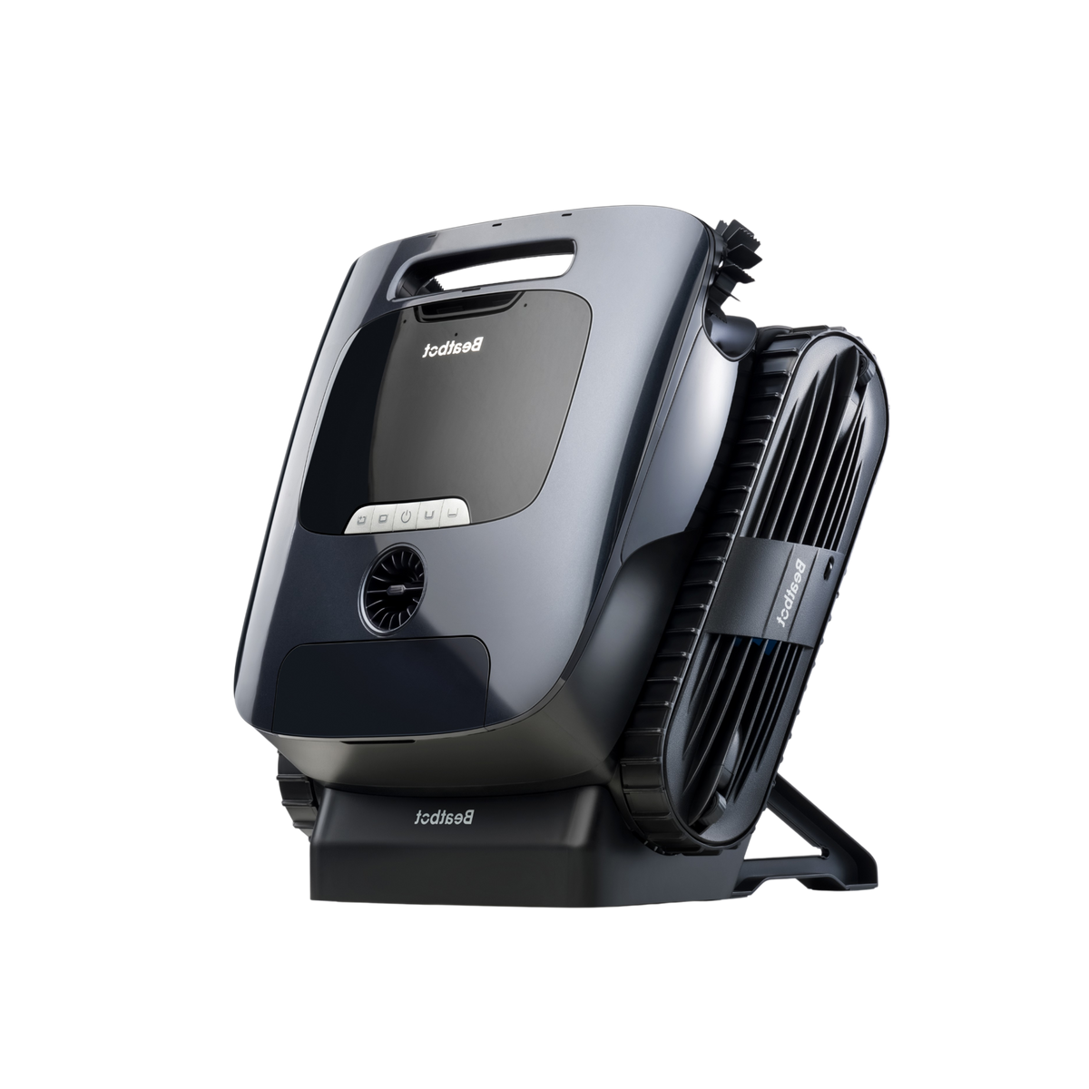 Beatbot AquaSense 2 Ultra pool cleaner on its charging dock