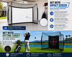 Yunic Golf Range Cage 10 × 8 × 5 ft, image 4