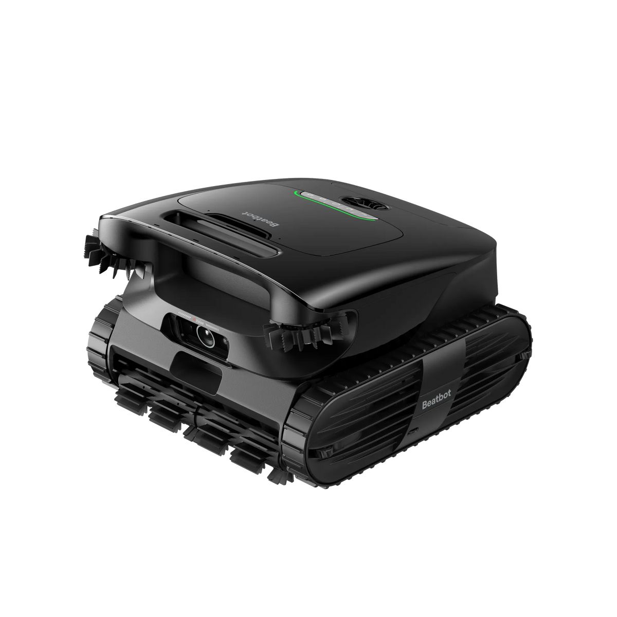 Beatbot AquaSense X robot, three-quarter view with roller brushes