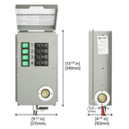120V 15A 4-Circuit Non-Automatic Transfer Switch