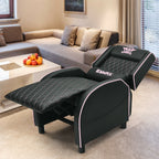 Massage Recliner Chair with Headrest and Adjustable Backrest