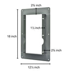 4 or 6 Circuit Manual Transfer Switch Flush Mount