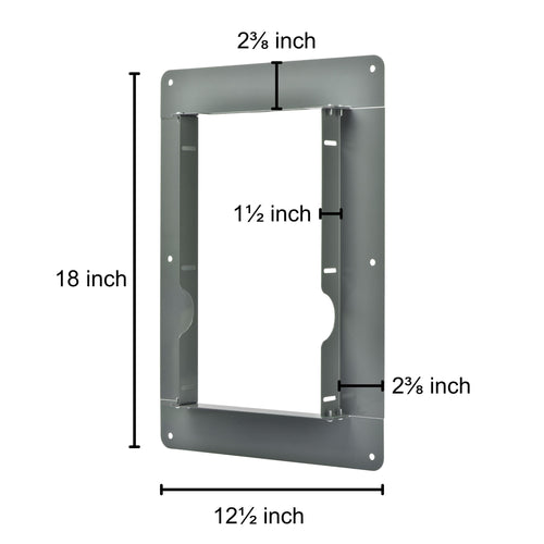 4 or 6 Circuit Manual Transfer Switch Flush Mount
