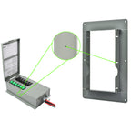 4 or 6 Circuit Manual Transfer Switch Flush Mount