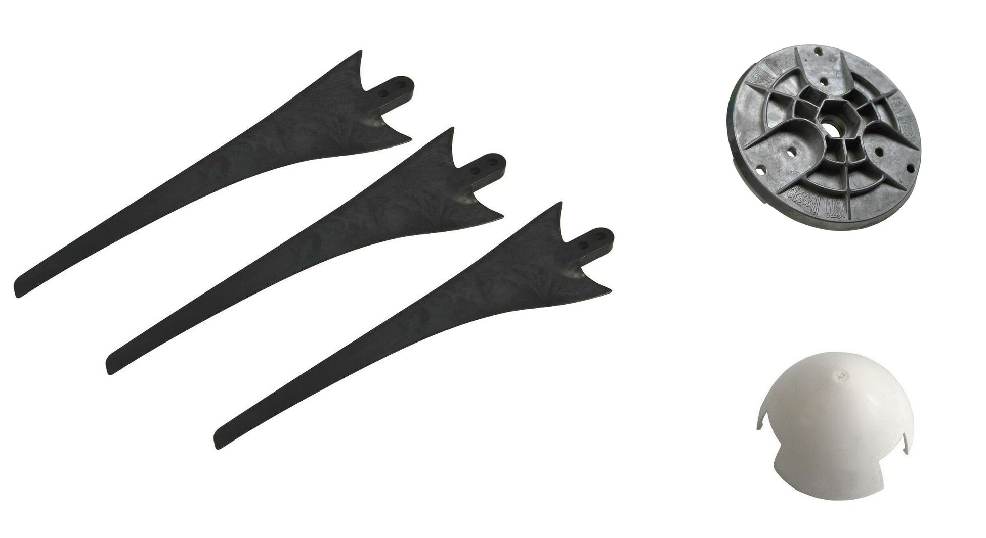 Kit 50 cm Wind Blade & Nose & Flange (With Screw Set)