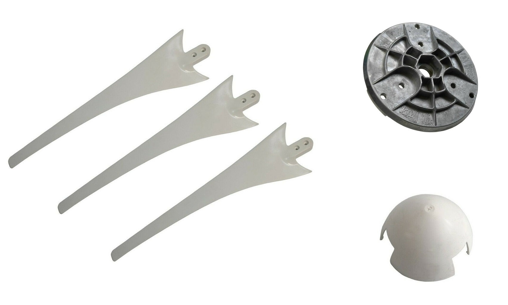 Kit 50 cm Wind Blade & Nose & Flange (With Screw Set)