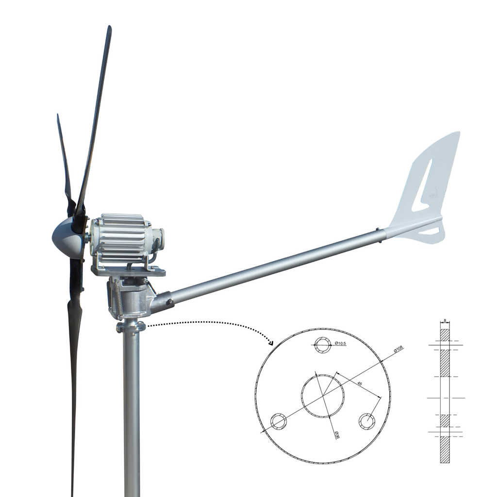2000W 24V/48V Windsafe Wind Turbine Wind Generator