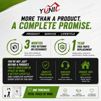 YUNIC Golf Driving Cage with Metal Frame and Simulator Impact Screen