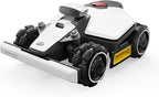 LUBA mini AWD 800 Robot Lawn Mower with 4G for 0.2 Acre, All-Wheel-Drive for 80% Slope, No Perimeter Wire, UltraSense AI Vision+RTK Auto-Mapping, Cutting Height 0.8"-2.6"