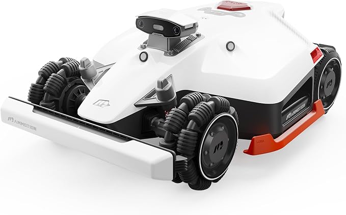 LUBA 2 AWD 3000X Robot Lawn Mower with 4G, Reception 0.75 Acre, Max. 0.89 Acre, All-Wheel-Drive for 80% Slope, UltraSense AI Vision & RTK Automatic Edge Mapping, 1.0"-2.7" Cutting Height