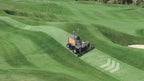 FJD MS100 terrain-adaptive steering on rolling fairway contours