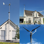 Kit i-1500W 24V/48V Windsafe Wind Turbine Wind Generator & Charge Controller (for Lithium Battery) & Tower