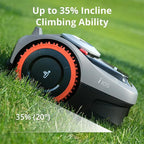 Segway Navimow Robust Off-Road Wheels with Spikes for Segway Navimow i Series – Superior Traction on Slopes and Mud