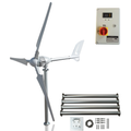 Kit i-700W 24V Wind Turbine Wind Generator & Hybrid Charge Controller & Tower