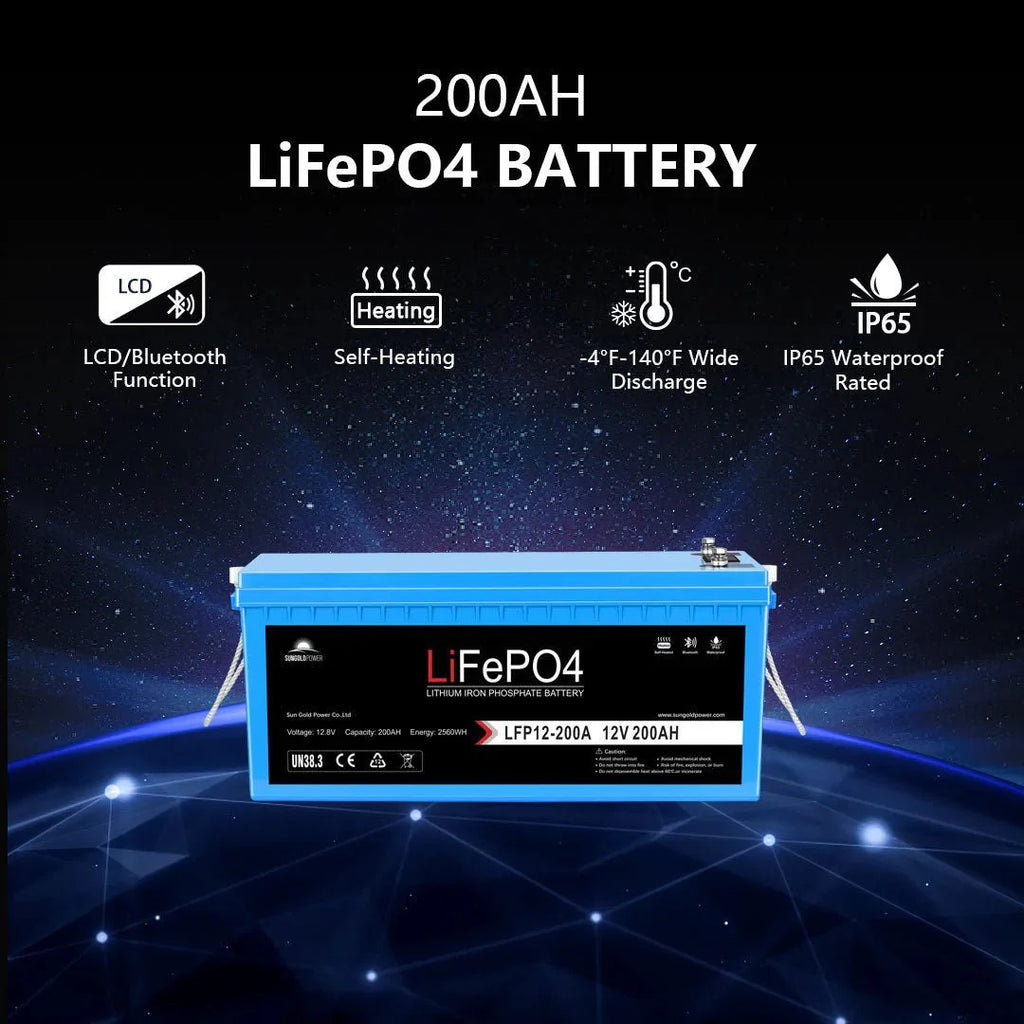 Off Grid Solar Kit 6000W 24/ 48VDC 120V/240V LifePO4 10.24KWH Lithium Battery 6 X 370 Watt Solar Panels SGK-PRO64/ SGK-PRO62