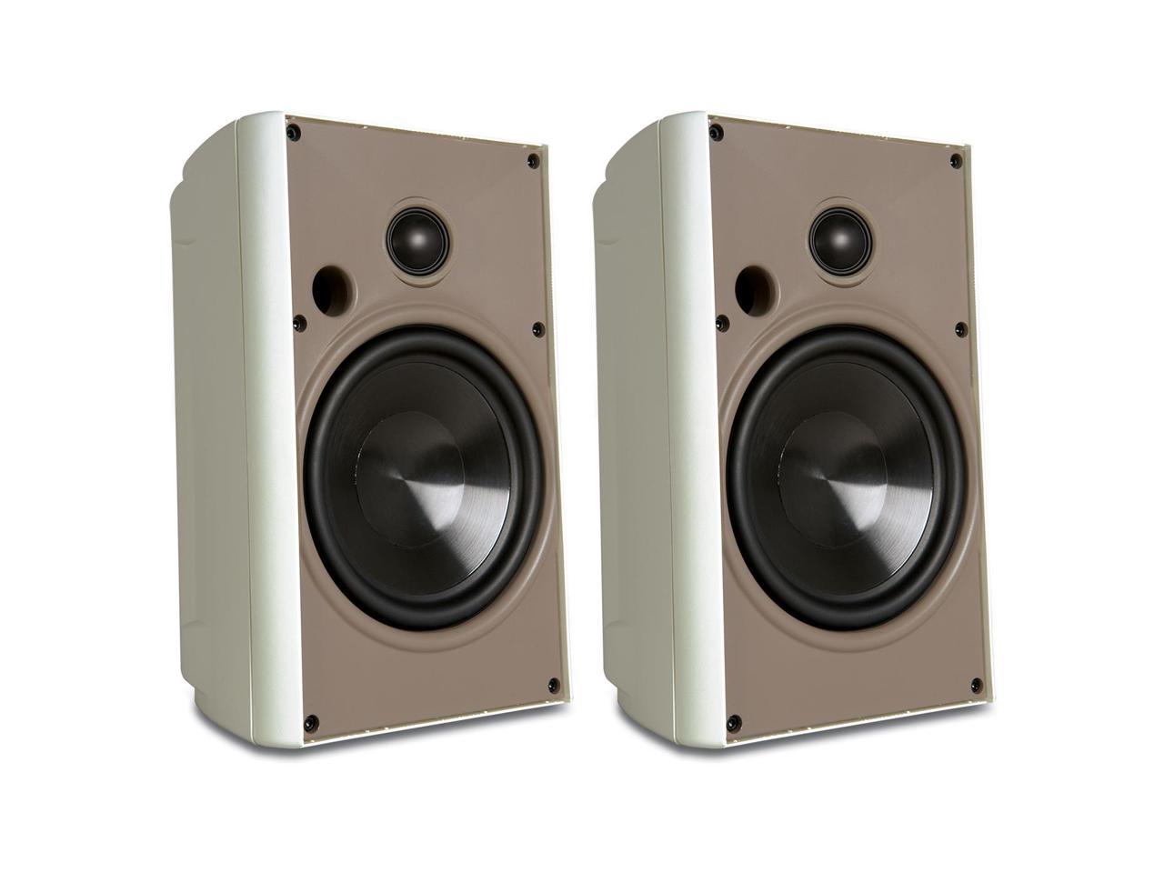 Proficient Audio AW525 5.25" 2-way Compact Indoor/Outdoor Stereo Speaker - White