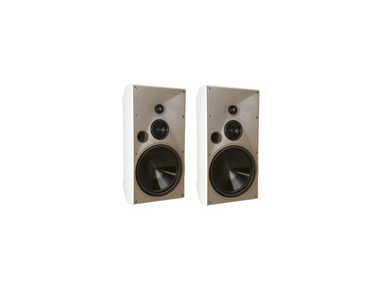 Proficient Audio AW830 8" 3-Way Indoor/Outdoor Speaker - Pair (White)