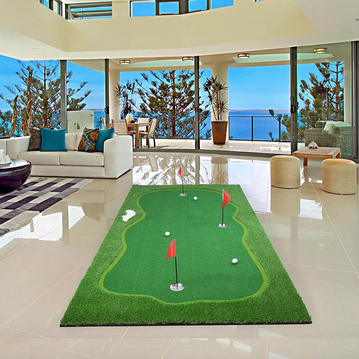 Yunic Golf Putting Green 5 × 10 ft, image 8