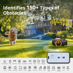 Segway Navimow i110N Robot Lawn Mower Perimeter Wire Free 1/4 Acre RTK+Vision Robotic Lawnmower, AI-Assisted Mapping, Virtual Boundary, APP Control, 58dB(A) Quiet, Multi-Zone Management