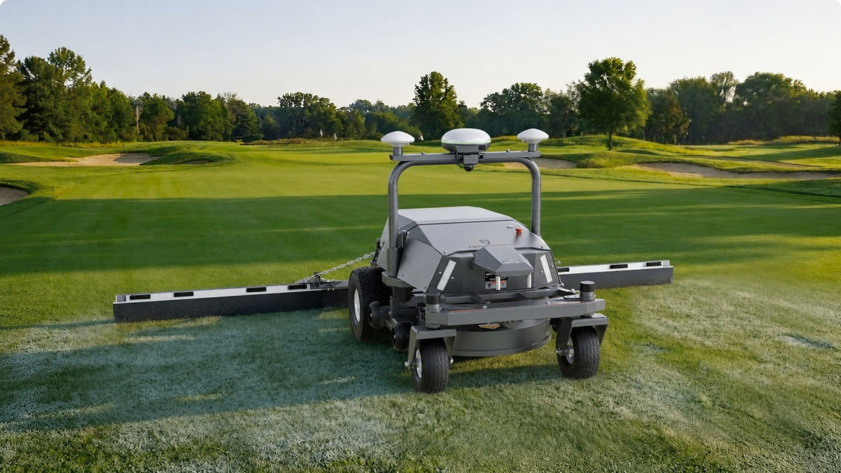 FJD Rough Ranger with dew brush kit on a golf course
