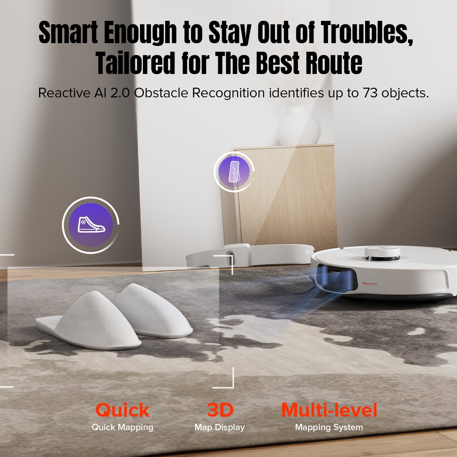 Roborock S8 MaxV Ultra with 8-in-1 RockDock® Ultra
