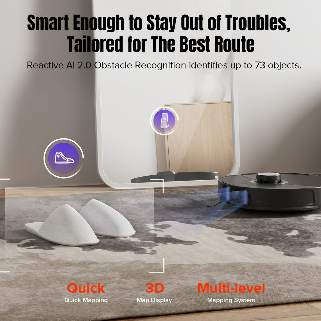 Roborock S8 MaxV Ultra with 8-in-1 RockDock® Ultra