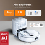 Roborock Q10 X5+ Robot Vacuum and Mop with Auto-Empty Dock