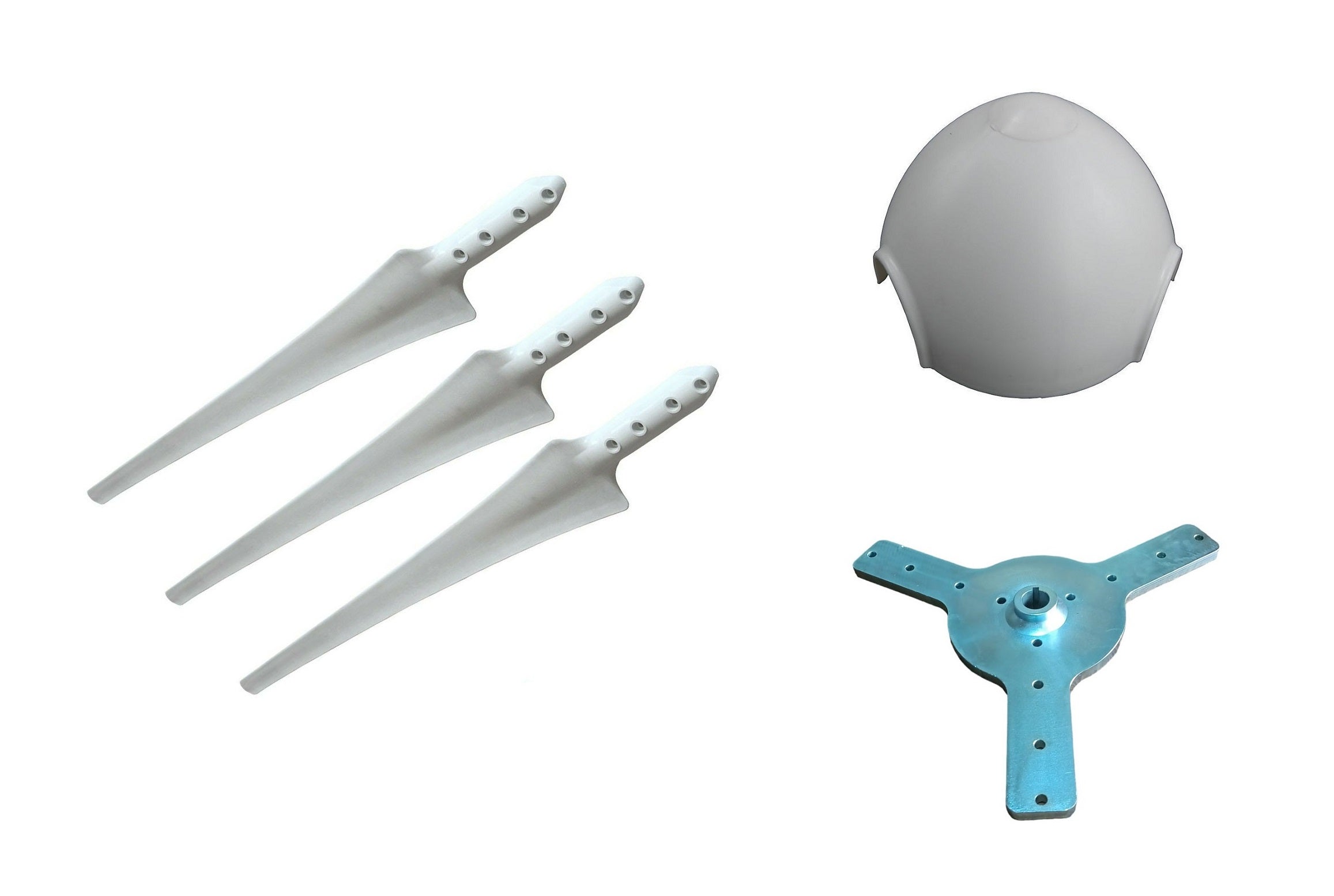 Kit 90 cm Wind Blade & Nose & Flange (With Screw Set)