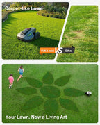 YUKA Mini 700H Robot Lawn Mower, Reception 0.17 Acre, Max.0.27 Acre, Ultrasense AI Vision+ RTK Positioning, Auto Mapping, App Control, 50% Slope, Cutting Height 2''~3.5'', 15 Mowing Zones