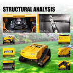 9HP 21-Inch Industrial Remote-Controlled Lawn Mower (SAK71845)