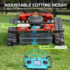 Heavy-Duty 9HP 225CC Remote-Controlled All-Terrain Gas-Powered Lawn Mower With 21-Inch Cutting Width (SAK78412)