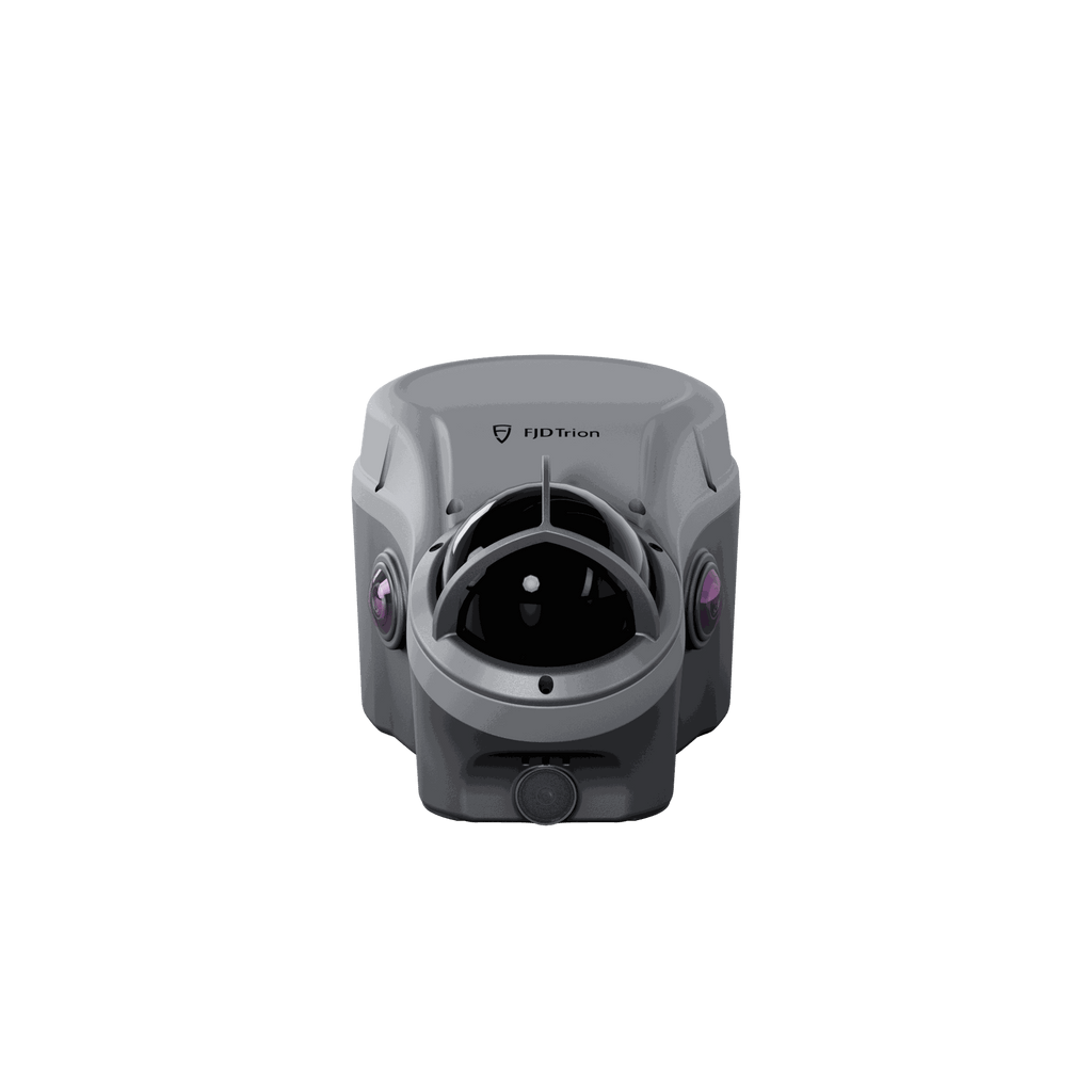 FJD Trion V100F GNSS-LiDAR fusion receiver, front view