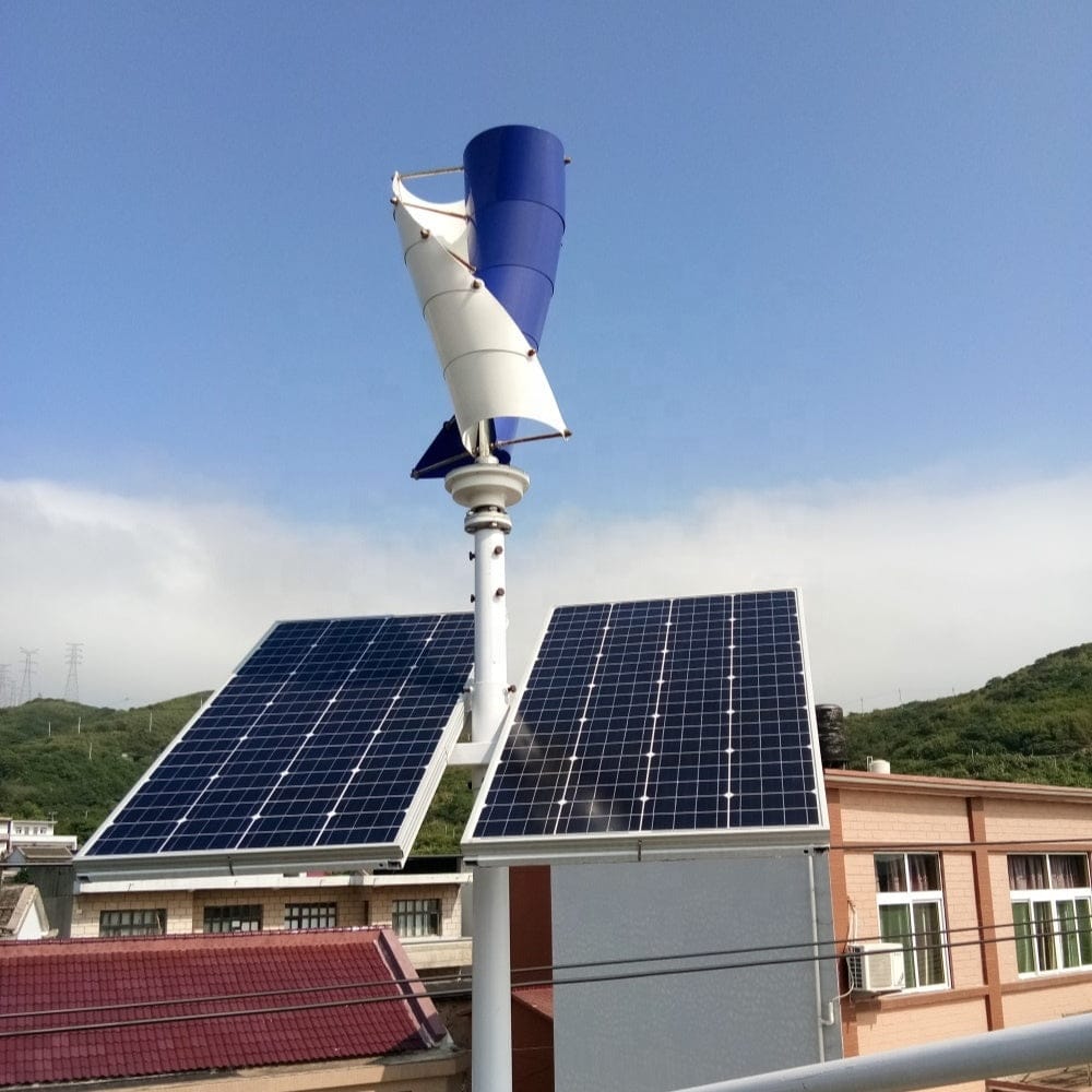 2000W Vertical Axis Wind Turbine Generator — Low Wind Area | 12V / 24V / 48V