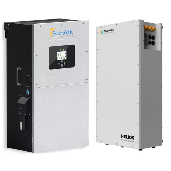 Sol-Ark 15K-2P + Discover Helios 16kWh Battery Backup Bundle