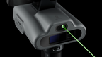 FJD Trion C1 built-in laser distance meter in use