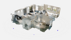 Textured 3D mesh of an apartment captured with the FJD Trion C1
