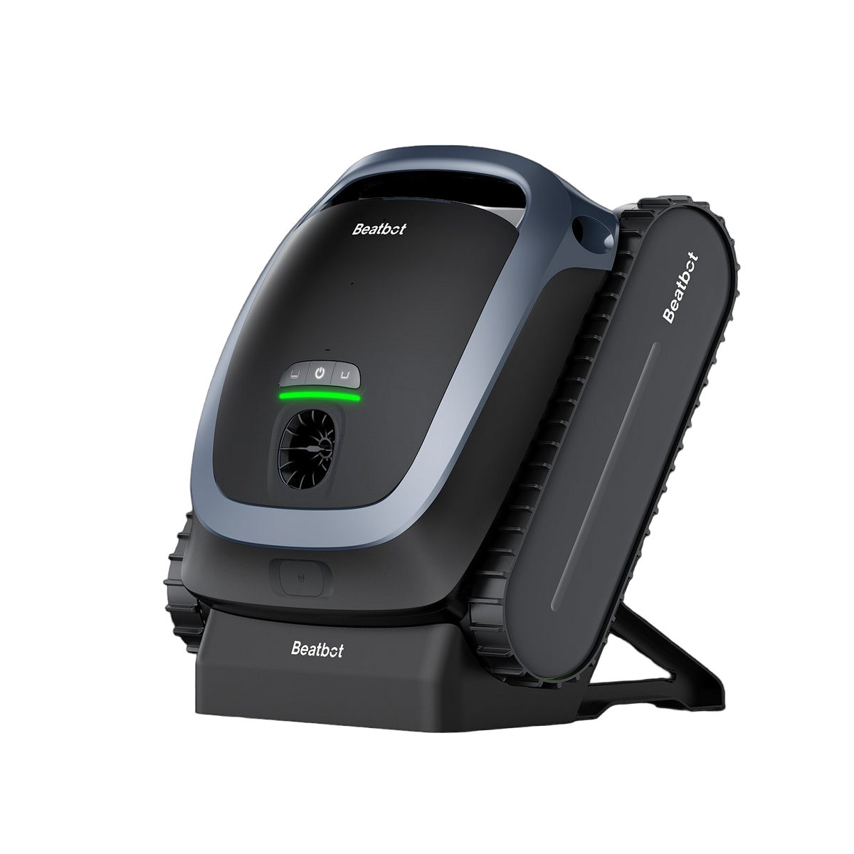 Beatbot AquaSense pool cleaner on its charging dock