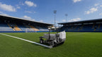 FJD Rough Ranger with LM03 line marker kit painting a stadium sideline